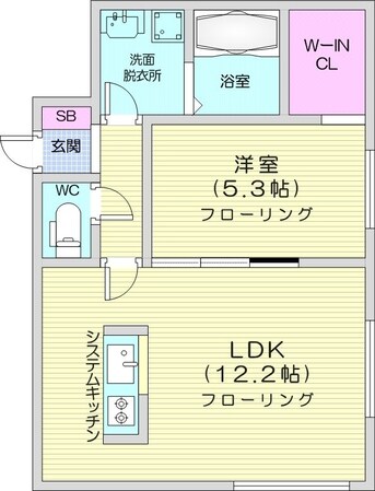 バスセンター前駅 徒歩5分 2階の物件間取画像